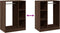 vidaXL - Kledingkast - 77x48x102 - cm - bewerkt - hout - bruin - eikenkleurig