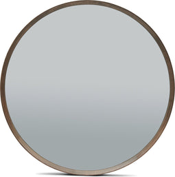 Riviera Maison Spiegel - Place des Voges Mirror Dia 100 - Bruin - Eikenhout