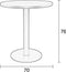 Zuiver Metsu Tuintafel/ Bistrotafel Rond 70 cm Wit
