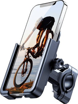 Wozinsky Universele Metalen Telefoon Motor / Scooter Stuurhouder Zwart