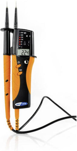 HT Instruments HT8 Tweepolige spanningstester CAT III 690 V, CAT IV 600 V Akoestisch, Staafdiagram, LCD, LED