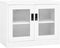 vidaXL - Kantoorkast - 90x40x70 - cm - staal - wit