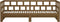 vidaXL - Slaapbank - uitschuifbaar - grenenhout - honingbruin - 2x(90x200) - cm