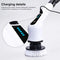 7-in-1 Elektrische Reiniging Turbo Scrub Borstel - Draadloze Spin Scrubber - 7 Borstelkoppen - Wit Zwart