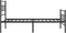 vidaXL - Bedframe - met - hoofd- - en - voeteneinde - metaal - zwart - 90x190 - cm