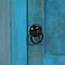 vidaXL - Nachtkastje - 40x30x50 - cm - massief - mangohout - blauw