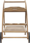 Hespéride Tiwi tafel trolley - Serveerwagen - Roltafel - Voor buiten - Acaciahout