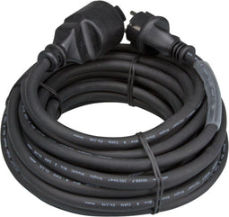 HQ-Power - Verlengkabel 20 meter - IP44 waterbestendig rubber H05RR-F 3G2.5 zwart