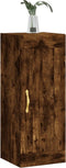 vidaXL - Wandkast - 34,5x34x90 - cm - bewerkt - hout - gerookt - eikenkleurig