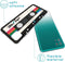 iMoshion Hoesje Geschikt voor Samsung Galaxy A22 (5G) Hoesje Siliconen - iMoshion Design hoesje - Zwart / Transparant / Cassette Tape
