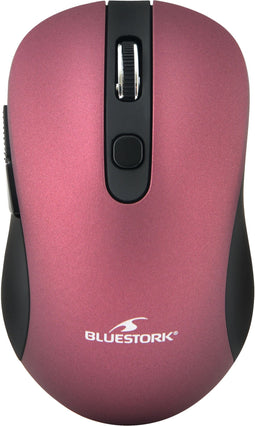 Bluestork Office 60 WL - Wireless muis - 6 knoppen - Paars
