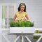 LECHUZA BALCONERA Cottage 80 - Plantenbak - met uitneembare binnenbak - bewateringssysteem - wit