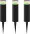 Calex Smart Outdoor 24V - Set van 3 Grondspots - RGB en Warm Wit Licht - Zwart (3 stuks)
