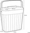 Mica Decorations Manja Afvalemmer - 7 Liter - Bamboe - Groen