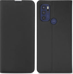 iMoshion Hoesje Geschikt voor Motorola Moto G60s Hoesje Met Pasjeshouder - iMoshion Slim Folio Bookcase - Zwart