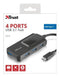 Trust Oila - USB 3.0 Hub - 4 Poorts USB Type C naar Type A - Zwart