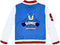 Sonic Vest Jongens – Game Sweater met Opdruk – Blauw/Wit Jasje voor Stoere Kids