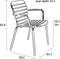 Zuiver Vondel Tuinstoel - Beige - Armleuning - 2 stuks