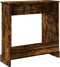 vidaXL - Haardombouw - 90x30x90 - cm - bewerkt - hout - gerookt - eikenkleurig
