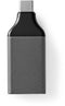 Nedis CCGP64350GY - USB-C naar DisplayPort adapter - 4K@60Hz - Zwart
