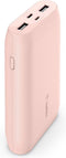 Belkin F8J267BTC00 - Powerbank 10.000 mAh - 3 apparaten tegelijk opladen - Roze