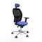 Jorquera Piqueras y Crespo 2D086G1 - Bureaustoel met hoofdsteun - Verstelbare hoogte Lichte Blauw