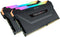 Corsair Vengeance RGB Pro - DDR4 Werkgeheugen 16GB (2x8GB) 3200MT/s CAS16 (2 stuks)