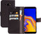 Mobiparts Saffiano Wallet Case - Samsung Galaxy J4 Plus (2018) - Ruimte voor 3 pasjes - Zwart