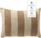 Dutch Decor CYRUS - Buitenkussen 40x60 cm - waterafstotend en uv-bestendig - gestreept - Irish Cream - beige