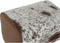 Kruk DKD Home Decor Zwart Hout Bruin Leer Wit (50 x 35 x 75 cm)