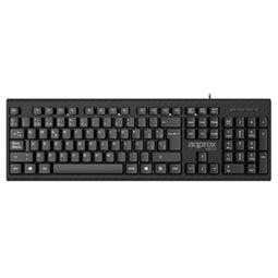 Approx! APPMX225 - Toetsenbord - Draadloos Qwerty Spaans - Zwart
