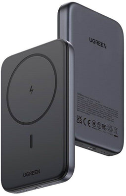 Ugreen 10000mAh - Magnetische Draadloze Powerbank - 20W USB-C - Zwart