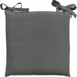 Madison - Zitkussen - Universeel - 46 x 46 cm -Check Grey - Tuin - Outdoor - Grijs