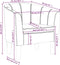 vidaXL - Kuipstoel - PU-leer - zwart - 70 x 56 x 68 cm