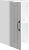 vidaXL - Keukenwandkast - Lucca - bewerkt - hout - wit