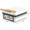DOMO DO9274W - Wafelijzer - XL wafels 4x7 - PFAS-vrij - 1400W - Powder White
