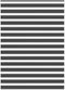 vidaXL - Zebra - rolgordijn - 160x200 - cm - stofbreedte - 155,9 - cm - zwart