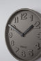 Zuiver Concrete Time Klok Rond 31,6 cm Beton Grijs/Zwart