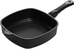 AMT Gastroguss Vierkante grillpan - 26x26 cm - Diep - Lotan® coating - Geschikt voor inductie en oven - 4 liter capaciteit