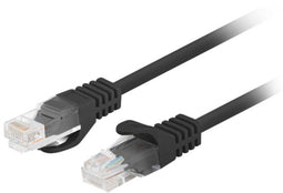 Lanberg PCU6-20CC-0025-BK - UTP-netwerkkabel Categorie 6 - 25 cm U/UTP - Zwart
