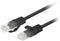 Lanberg PCU6-20CC-0025-BK - UTP-netwerkkabel Categorie 6 - 25 cm U/UTP - Zwart