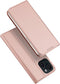 Dux Ducis - Geschikt voor iPhone 15+ / 15 Plus - Slim bookcase hoesje - Rose Goud