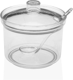 Suikerpot Met deksel Transparant