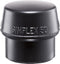Halder SIMPLEX 3202.080 - Reservekop Middelhard 430 g - Zwart