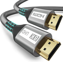 Somstyle HDMI 2.1 Kabel - 8K Ultra High Speed - 4K 120Hz - ARC - HDR - 1 Meter