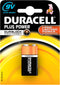Duracell 9V Plus Power - Alkaline batterij - Betrouwbare prestaties - Oranje