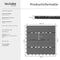 tectake® Tegulas - Terrastegels - Weerbestendig WPC - Houtlook - Antislip - Set van 22 (22 stuks)