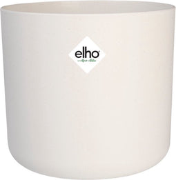 Elho B.for Soft Rond 25 - Bloempot voor Binnen - 100% Gerecycled Plastic Ø 24.7 x H 23.3 cm - Wit