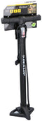 Dunlop Fietspomp - staande pomp voor Presta Dunlop Schrader ventiel - 12 bar - zwart
