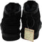 Alpacas Footwear - Dames - Korte laarzen - Echt suède - Gevoerd met lamswol - Zwart - 42